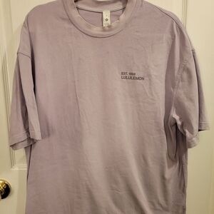 lululemon athletica Lavender Short Sleeve Tee